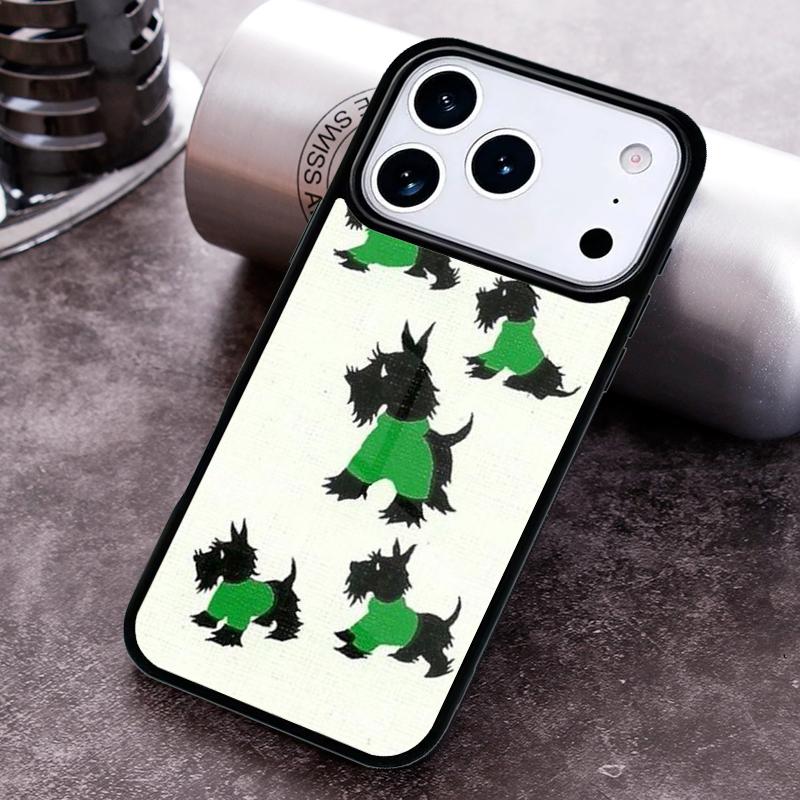 

Westie Scottie Scottish Terrier soft Phone Case For iPhone 17,16e,15,14,13,12,11,Mini,Pro,MAX soft Silicone Cover iPhone 16 Plus