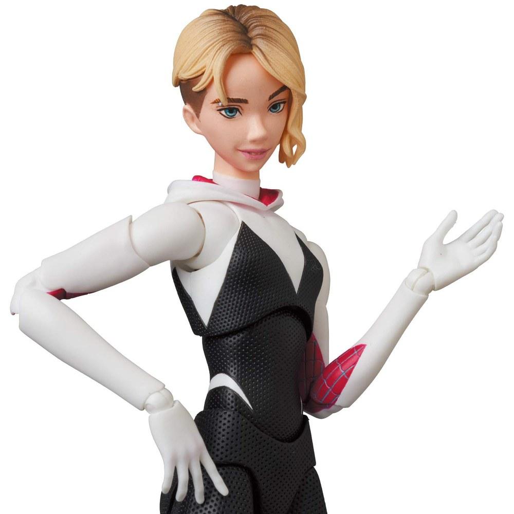Medicom Toy MAFEX Spider-Gwen Action Figure Gwen Stacy 140mm Painted Spider-Man Into the Spider-Verse