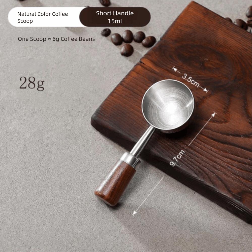 

Wooden Handle Coffee Measuring Spoons 15/30ml Home Kitchen Baking Tools 1