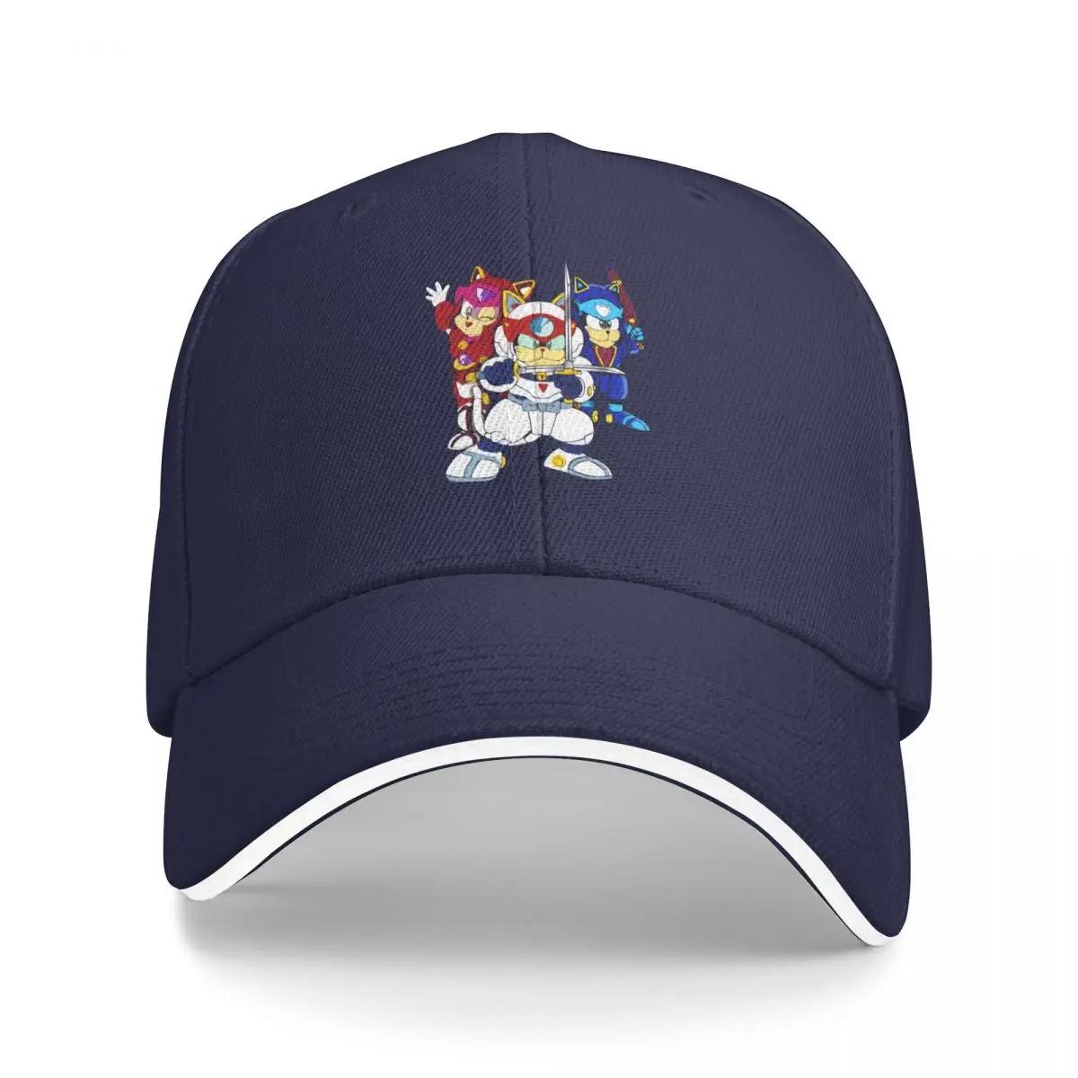 Baseball Caps Samurai Pizza Cats Group Color Customized Unisex Casual Spring Hats One Size