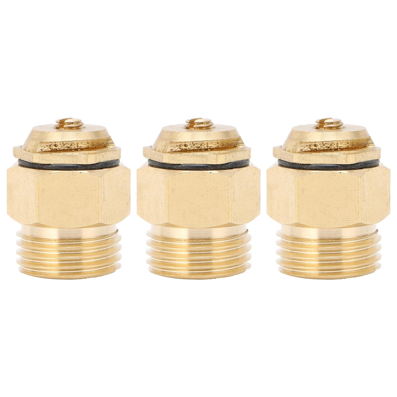 3 шт. G1/2 Распылительная форсунка Регулируемая Медная Микро-форсунка Садовые Аксессуары для Полива