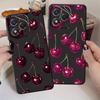 Case for Honor X6 Magic5Lite X5b 200 400 Lite 8X X8 70 X7 X9a 90 Funda Phone Cover Fruit Cherry