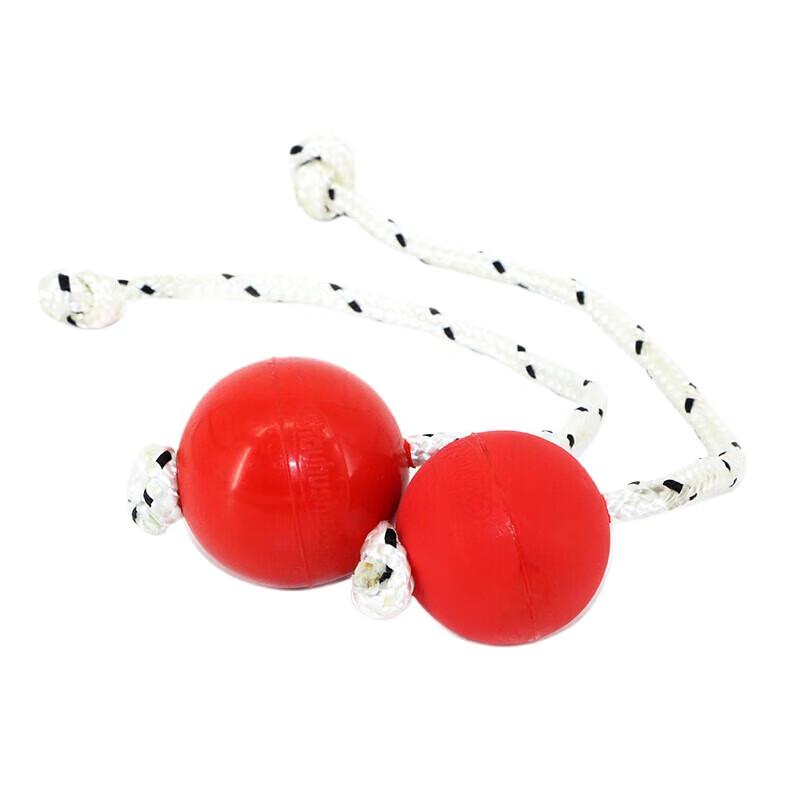 Dog Training Elastic Rubber Ball Toy with Rope