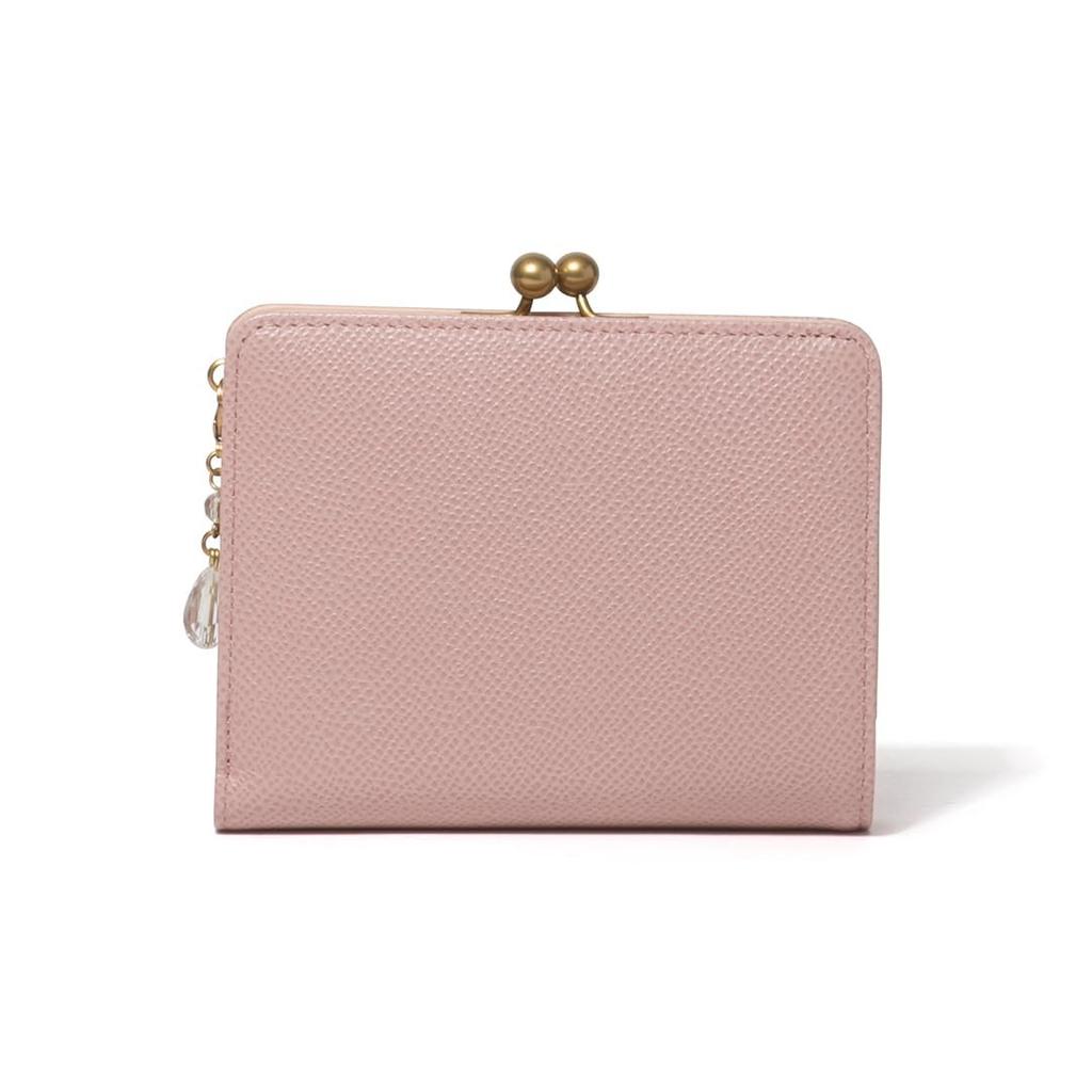 JILL STUART Honey Women's Leather Bi-Fold Wallet with Kiss Lock Clasp and Vintage Metal Charm - JSLW6SS1