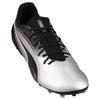 Puma King Match Fashion Comfortable Soccer Shoes Unisex Sneaker Silver Gray 108319-02