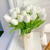 5/10Pc Premium Tulip Artificial Flowers, Real Touch Tulip Bouquet, Decorative for Wedding Home Party Christmas Candy Birthday