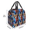 Sonic Shadow Insulated Lunch Bag for Kids School Cooler Thermal Food Box Tote Portable Lunch Boxes Container