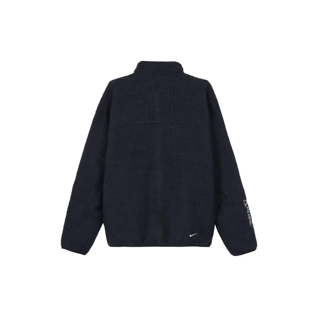 Nike ACG Series Solid Color Splicing Stand Collar Zip-Up Casual Fleece Woven Jacket Men Jackets FN0373-010