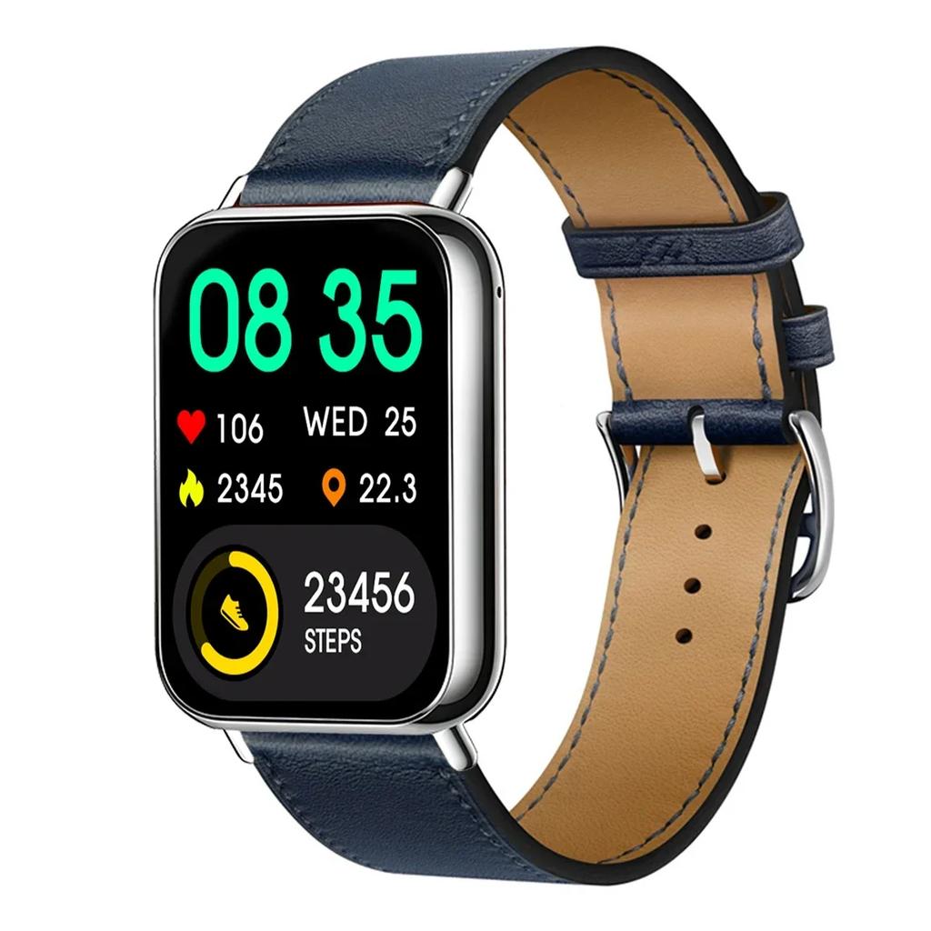 Leather Loop Strap for Redmi Watch 5 Watch 4 Band for Xiaomi Mi 9 Pro Active Wristband Bracelet Mi Band 8 Pro Correa Accessories