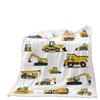 Cartoon Car Construction Car Lamb Fleece Crystal Fleece Children's Blanket Blanket