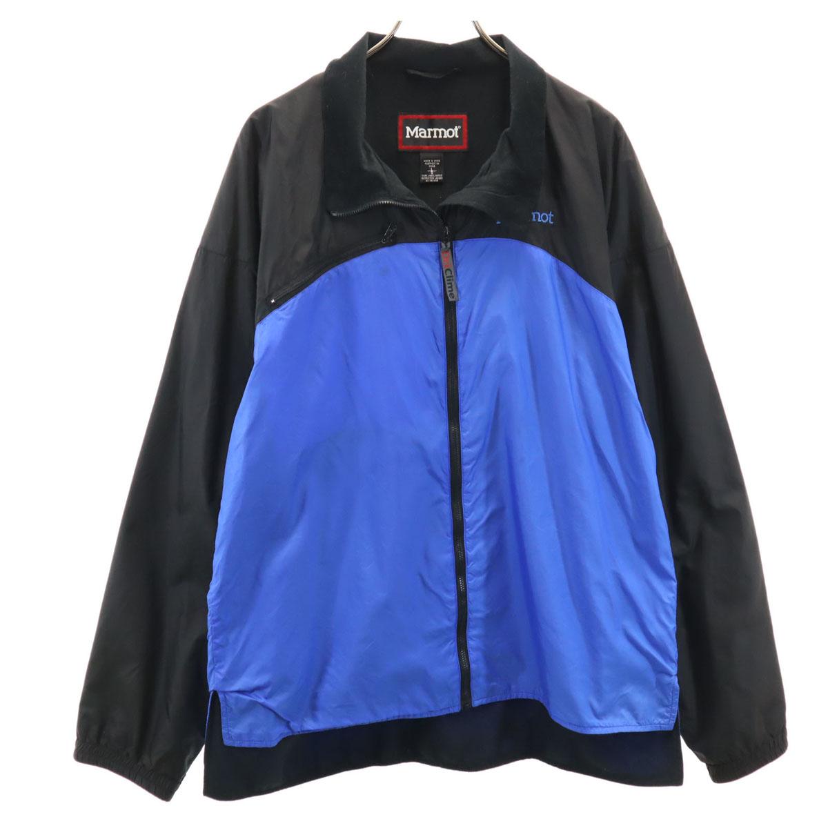 

MARMOT Nylon jacket L blue Outdoor tricot lining Men s Used