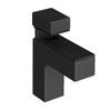 MINIGACELA SHELF SUPPORT FOR GLASS AND WOOD. ADJUSTABLE FROM 3 TO 36mm BLACK FINISH
