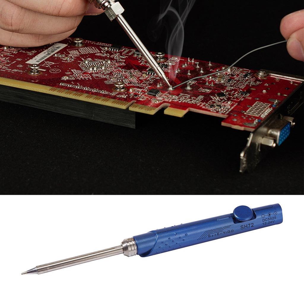 Portable 65W Soldering Iron Set Adjustable Temp with BC2 Tip for Precise Soldering In Various Environment School Project