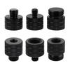 Recording Stand Thread Kit 6 Count Black Aluminum Screw Set for Mounting Changes, Spare Storage, Daily Stand Use and Replacement Work