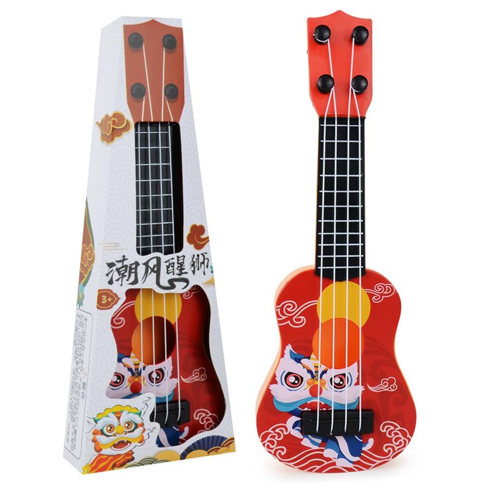 25cm Ukulele Toy 4-string Small Guitar Model Children Early Music Enlightenment Musical Instrument Gifts