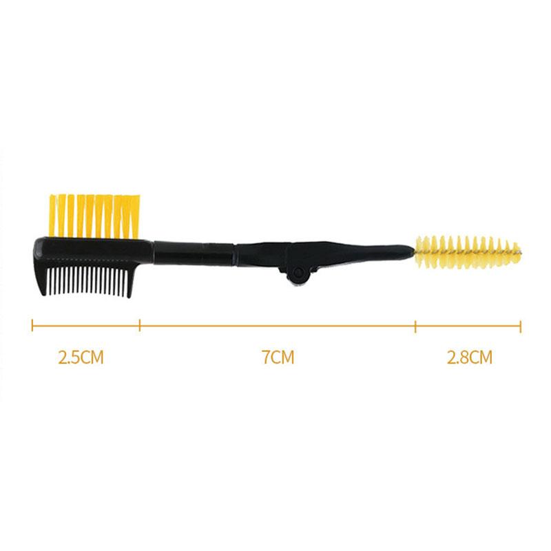 1 Pcs Double Head Foldable Eyebrow Comb Multiple-Purpose Eyebrow Brush Comb Professional Eye Makeup Tool Cosmetic Accessories