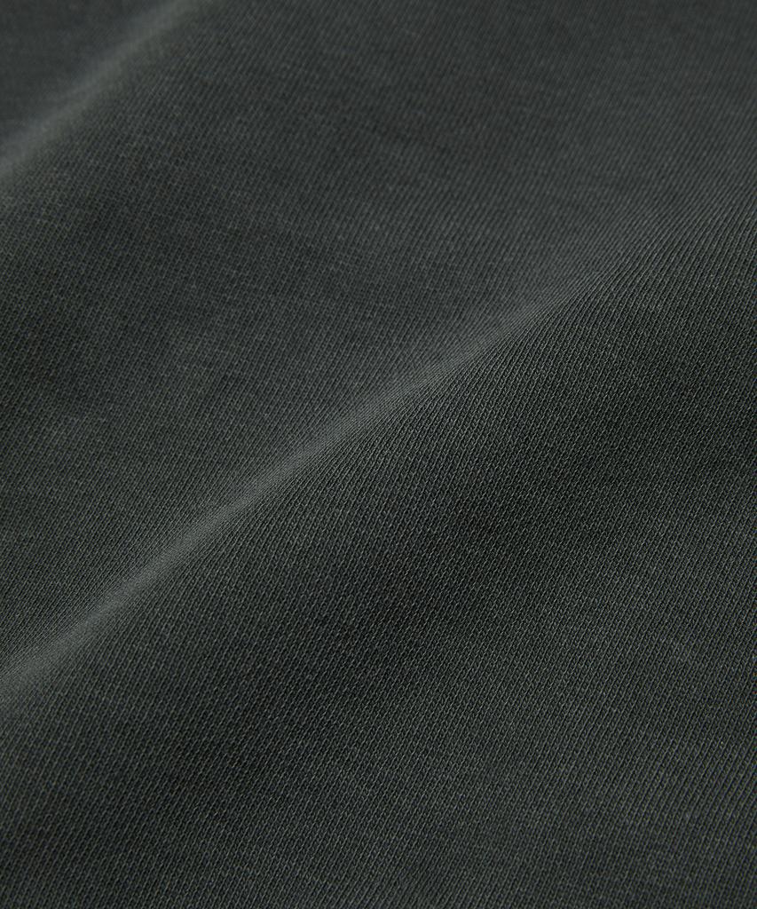 Suade Washed Hood Zip Up [Pigment Black]