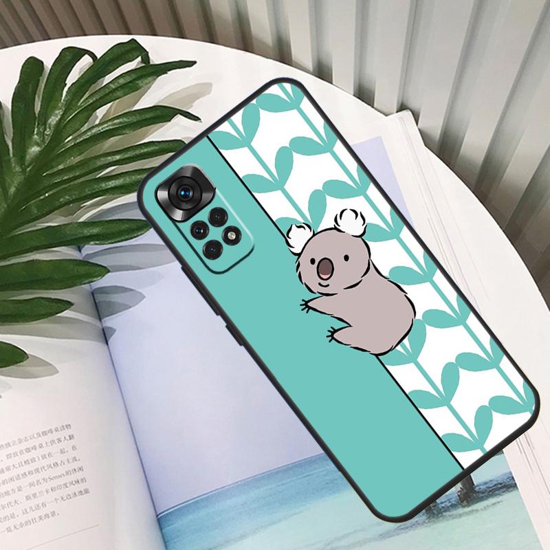 Cartoon Painting Animal Koala Funda For Xiaomi Redmi Note 11 10 12 13 14 15 Pro Plus Case For Redmi 15C 10C 13C 12C 14C 15