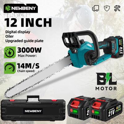 12 Inch Brushless Brushless Electric Saw Cordless Efficient Garden Woodworking Cutting Power Tool For Makita 18-21V Battery Pin