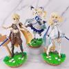 20cm Genshin Impact Anime Figure Barbara Action Figures Lumine Pvc Figurine Aether Kawaii Model Doll Toys Birthday Gifts