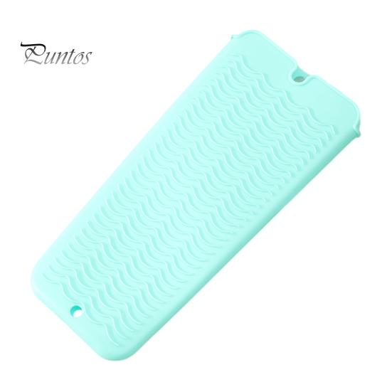 Heat Resistant Silicone Tray Pouch for Hair Tools, Non-Slip Curling Iron Holder Straightener Holder, Portable Travel Tool Storage Bag Case