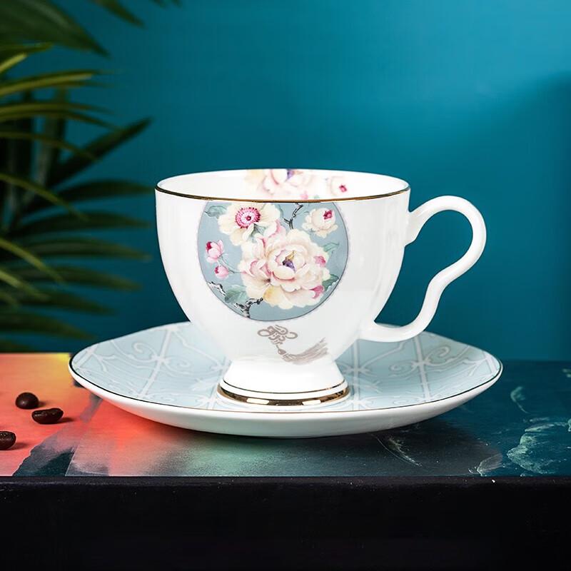 Tang Hui Duyu Garden European Bone China Coffee & Tea Set