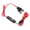 Cable USB a MIDI de 5 pies Adaptador de Interfaz MIDI de 5 Pines USB para Teclado Musical Piano a PC Portátil