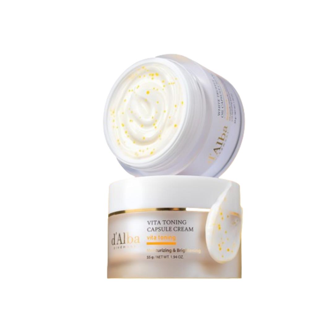 

d Alba Vita Тонизирующий капсульный крем в баночке 55 г