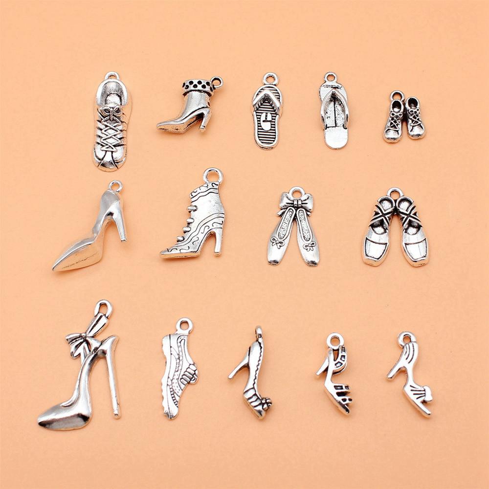 1 Set Mix Key Lock Charms Alloy Tools Pendants For Work Themed Jewelry Making
