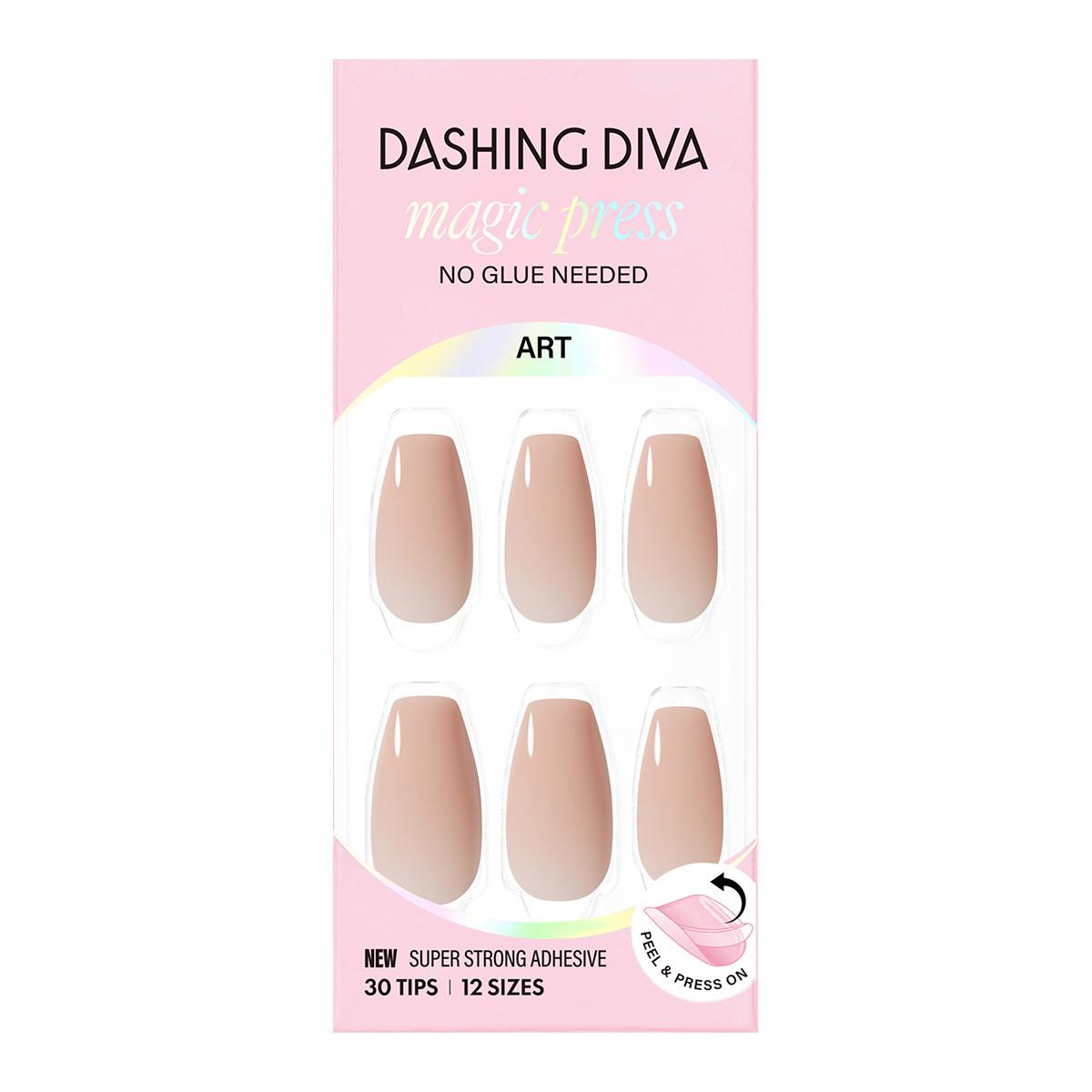 

DASHING DIVA Magic Press Color Nail Picks Rose Beige