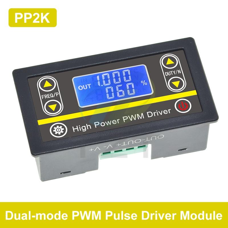 TZT Dual Mode PWM Pulse Frequency Duty Cycle Adjustable Module LCD Display 1Hz-150Khz 3.3V-30V PWM Board Module