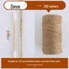 Gureide Natürliches Jute Hanfseil