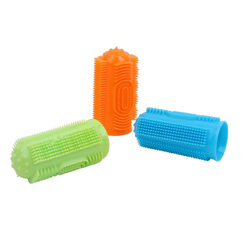 3pcs Pet Supplies Pet Toothbrush Finger Cover Toothbrush Dog Toothbrush Cat Toothbrush Pet Oral Cleaning Supplies