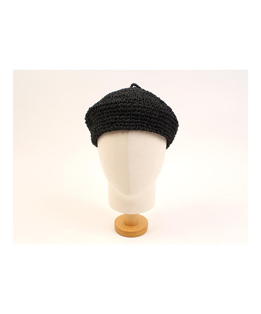 Yunibeosyeolkemiseuteuli Rattan Black Beret