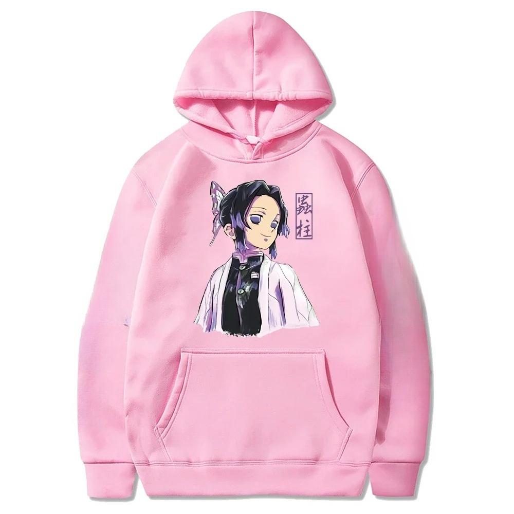 Demon Slayer Japanese Anime Women's Hoodie Long Sleeve Ninja Sweater 2025 Autumn and Winter Pullover Women's Clothing Graphic