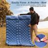 Products Outdoor Inflatable Mattress Portable Picnic Camping Inflatable Mat TPU Patchwork Foot Inflatable Single Mattress