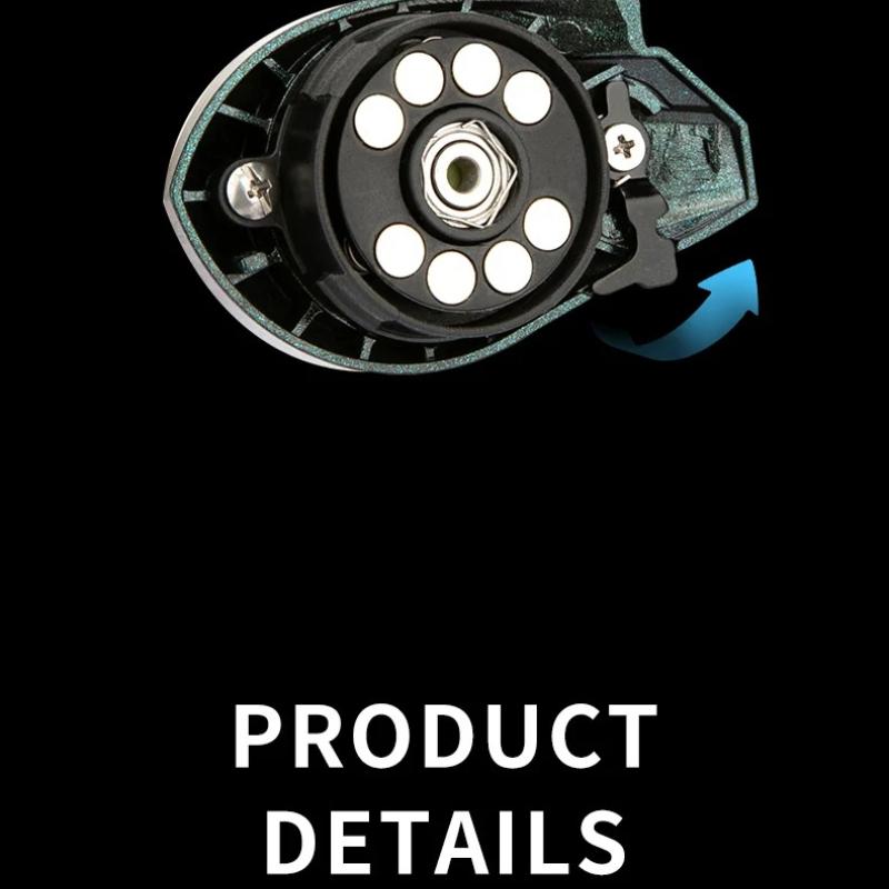 Newly Light Game Bait Casting Fishing Reel Magnetic Brake System 7.1:1 Small Body Fishing Reel 5+1 BB 4kg Max Drag Waterproof and Corrosion Resistant
