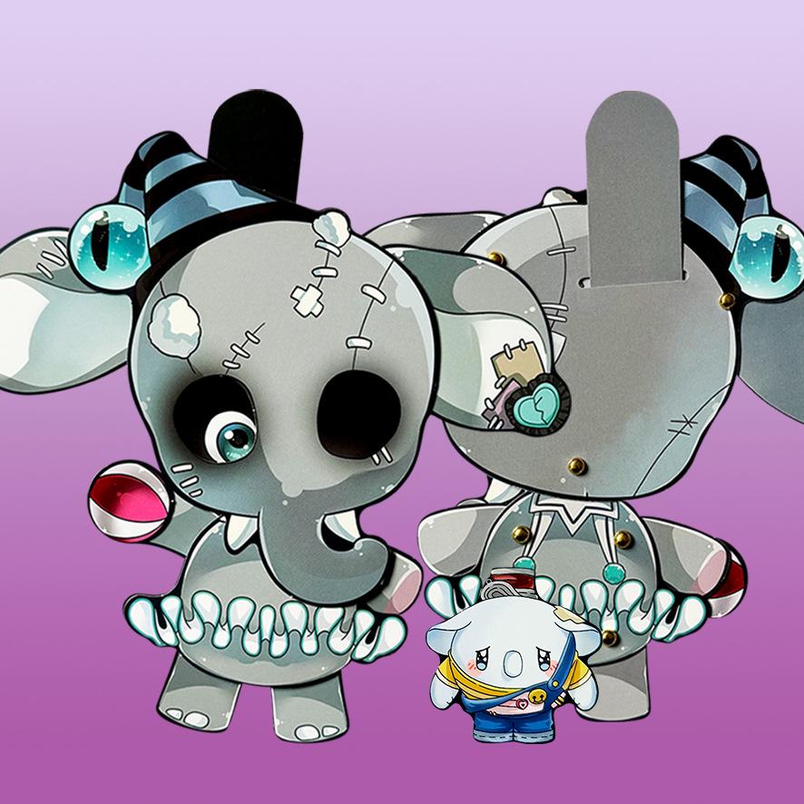 Escape the Frightful Night Haisai: Heartless Nurse Movable Paper Doll [Assembly Tools Included] - New 7 Great Pursuers Series.