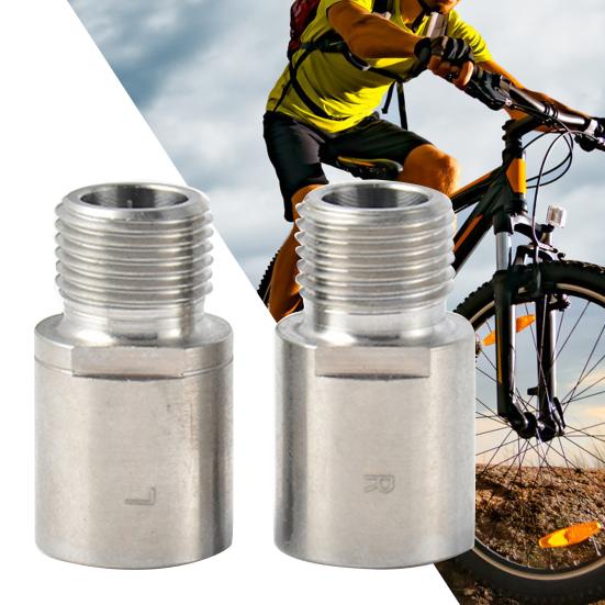 2Pcs/Set Left Right Pedal Extenders Spacers Adapters Anti-rust Effort Saving Waterproof Adapters