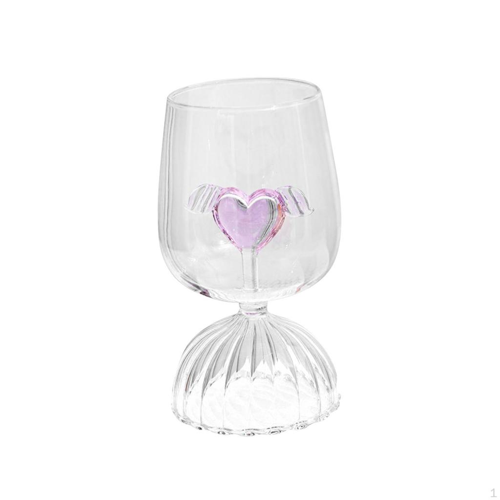 Creative Champagne Goblet Transparent Glasses Cup for Home Use Birthday Celebrations Wedding