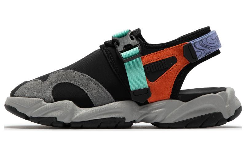 PUMA TS 01 Retro  Black Electric Peppermint  390748-02 38