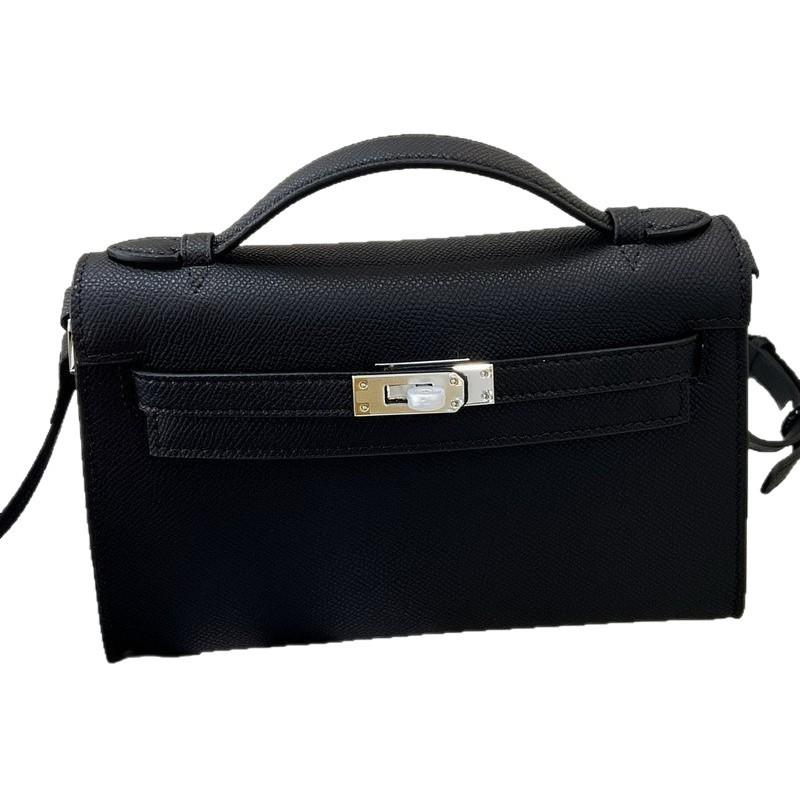 Borsa nuova autunno e inverno con motivo a palma borsa a tracolla messenger in pelle bovina prima generazione borsa portatile da donna piccola borsa quadrata