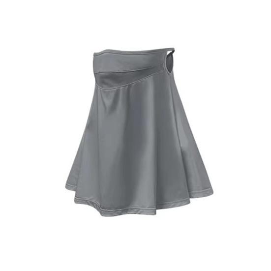 

Sun Protection Guard High-Power UV Protection Ice-Like Breathable Fabric Full Coverage Summer Sun Shield темно-сірий