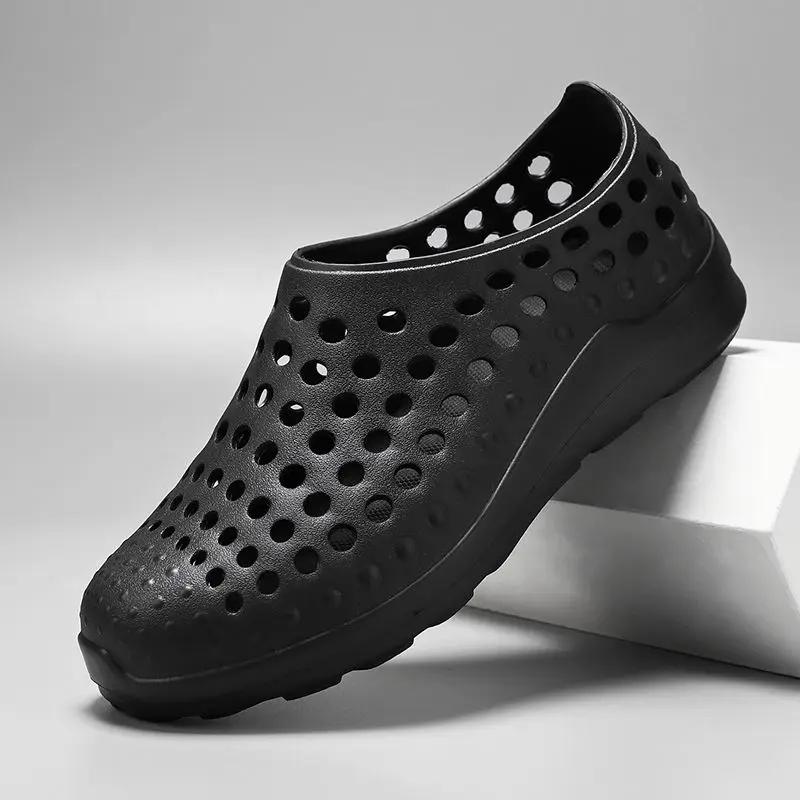 

Fashion Beach Man Sandals Closed Toe Hole Casual Open Buy New Arrival Wholesale Barefoot Daily Use on Offer Luxury 2025 H Shoes for Men 36