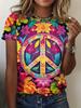 Spring And Summer Women'S Printed T-Shirt. Casual Tee