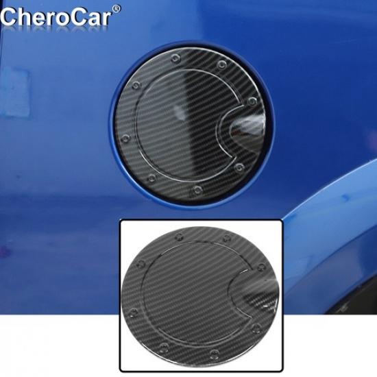 

Side Door Fuel Tank Gas Cap Cover Trim for Dodge RAM 1500 2010-2017 Carbon Fiber