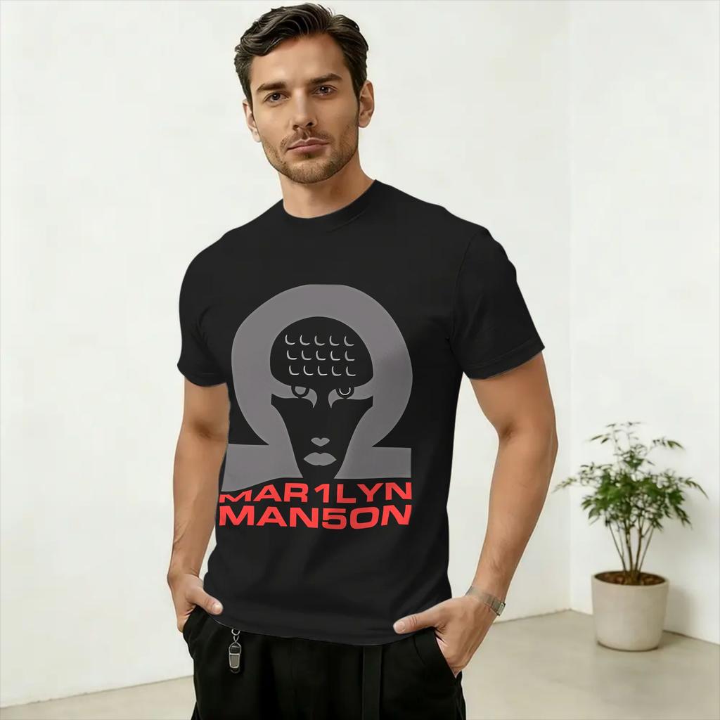 Marilyn Unisexson Band Holy Wood 100 Cotton TShirt For Unisex Summer Funny T Shirts Round Neck Hip Hop Tees Plus Size Hot Sale Tops
