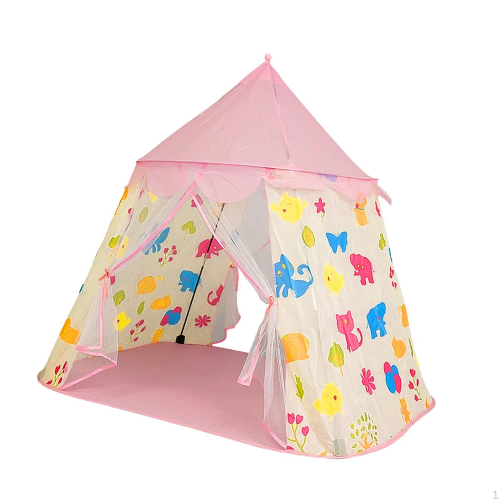 

Дитячий замок Ігровий намет Indoor Indian Playhouse Princess Гра на відкритому повітрі для парків рожевий