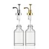 Soap Pump Dispenser Glass Bottle Bathroom Soap Container Square Shampoo Lotion Container Glass Bottles with Pumps 500ml