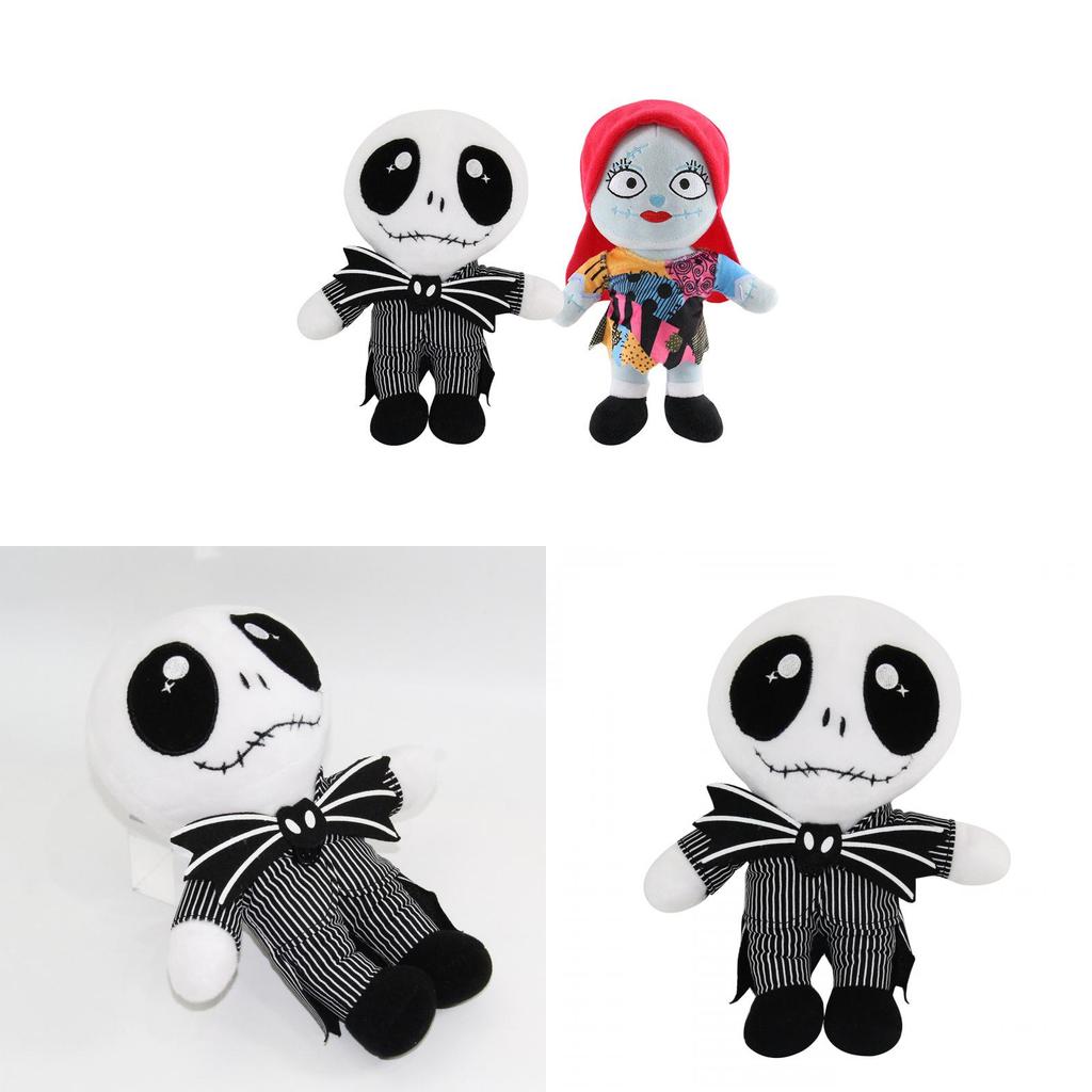 The Nightmare Before Christmas Jack Skellington Plush Toy With Crystal Soft Fabric For Holiday Decor